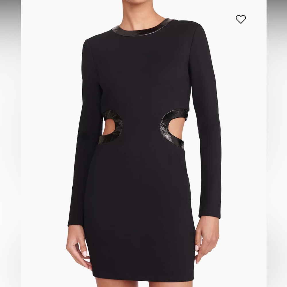 STAUD Mini Long Sleeve Dolce Dress